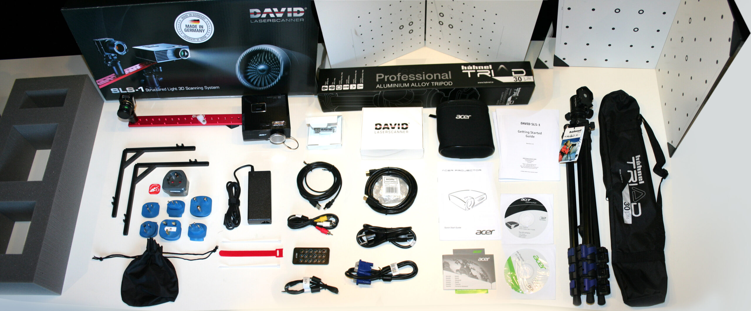 Bundle DAVID SLS-3 3D Scanner